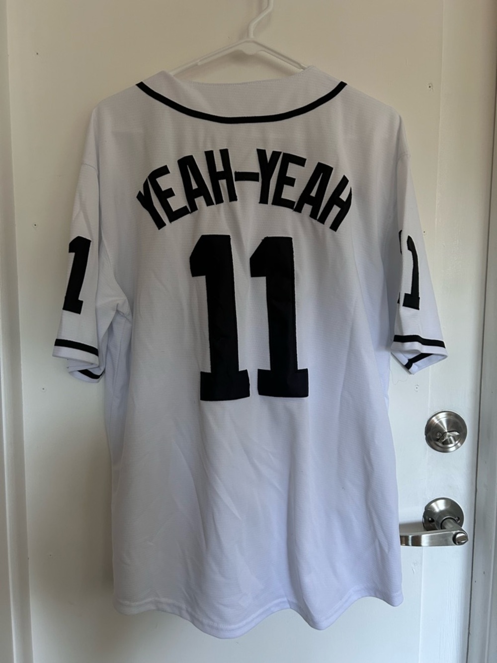 The Sandlot Baseball Jersey in White with Black Trim - Picture 2 of 2